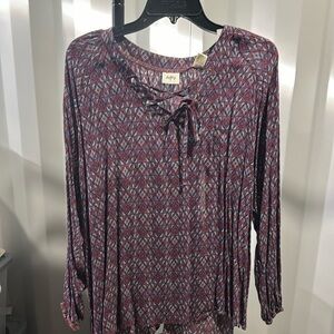 Daytrip printed blouse